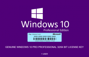 Windows 10 Pro License Key Mysoftwarekeys.com