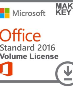 Microsoft Office Standard 2016 (50 PC Activations) MAK License Key