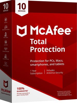 McAfee Total Protection 2019 - Unlimited Devices 1 Year - Global Key