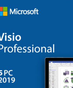 Visio Professional 2019 License Product Key 5 Users