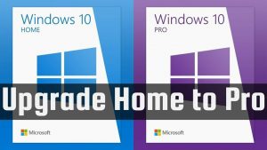 Windows 10 Home to Windows 10 Pro Upgrade Key Retail