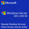 Windows Server 2012 Remote Desktop RDS 50 User CAL